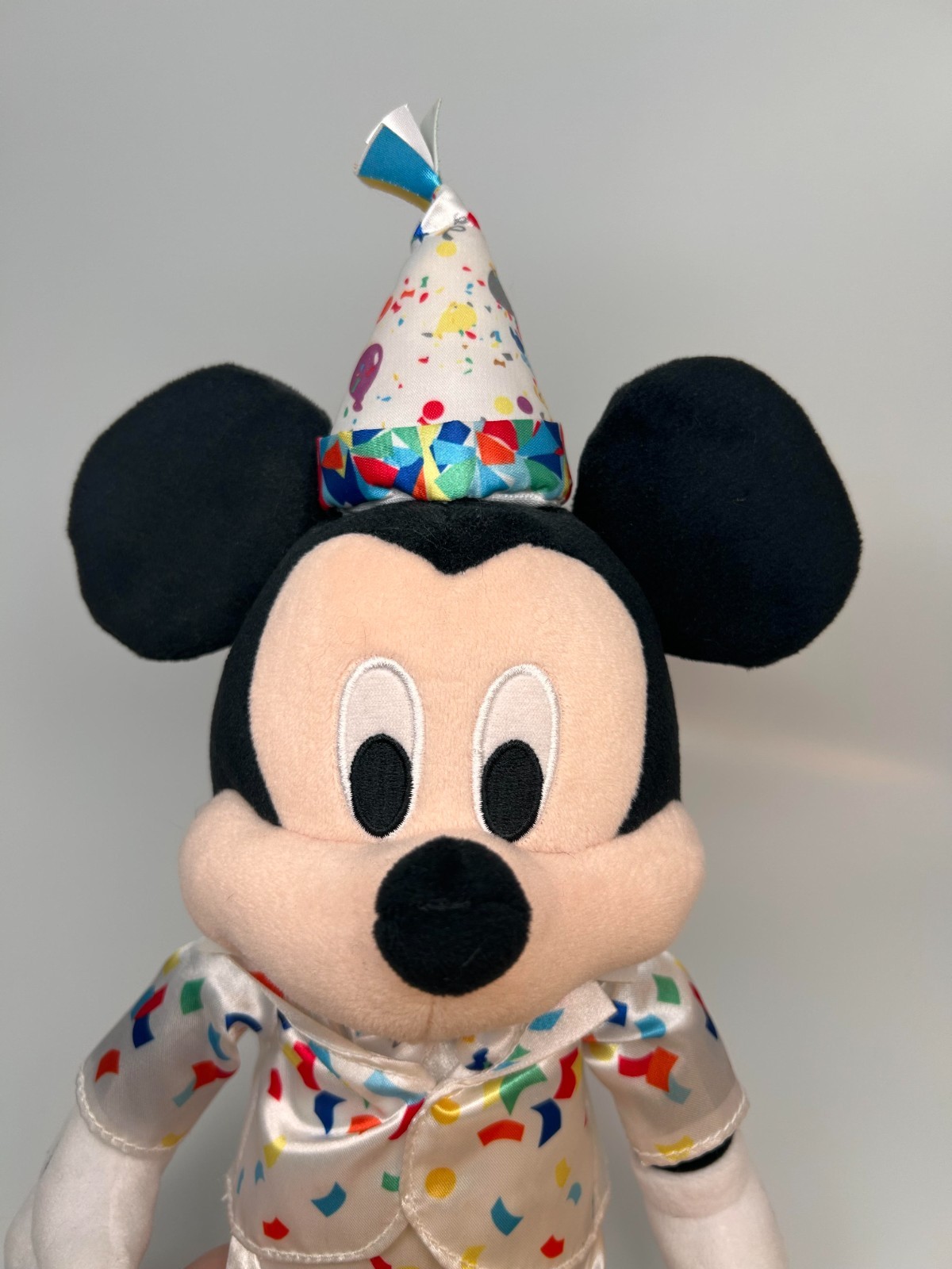 RARE Mickey Mouse 90th Anniversary Birthday Outfit Disney Parks Plush 15″