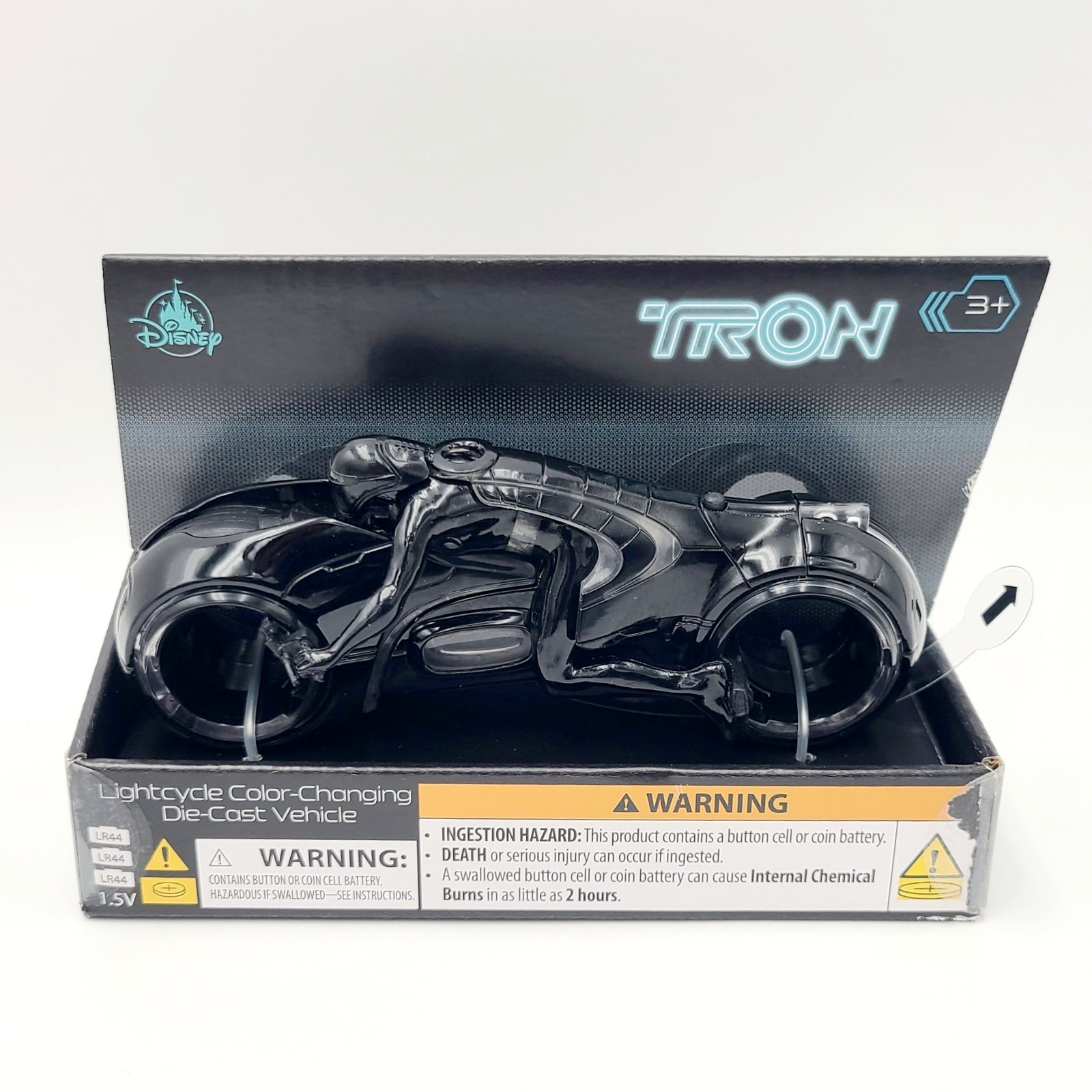NEW Walt Disney World Parks Tron Lightcycle Color-Changing Die-Cast Vehicle Toy