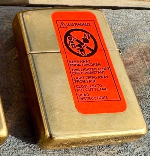 ZIPPO HARLEY DAVIDSON LIGHTER, FUEL TANK SURPRISE, GOLD DUST, SEALED, RARE, MINT