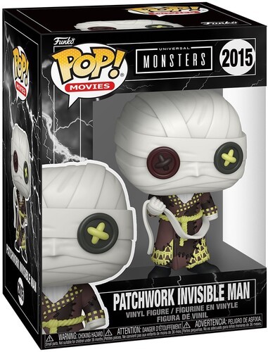 Funko POP! Movies: Universal Monsters – Patchwork Invisible Man [New Toy] Viny