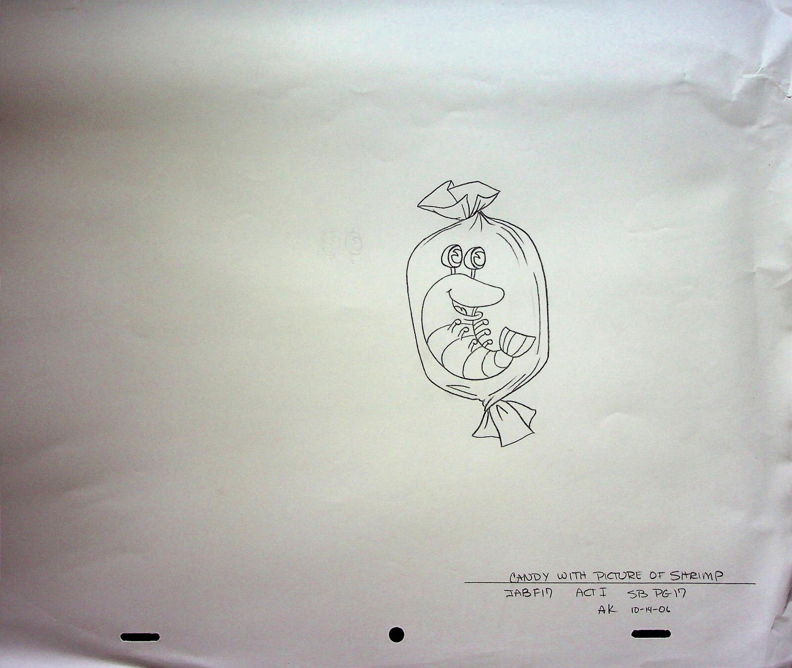 The Simpsons Production Hand Drawn Animation Pencil 20th Century Fox