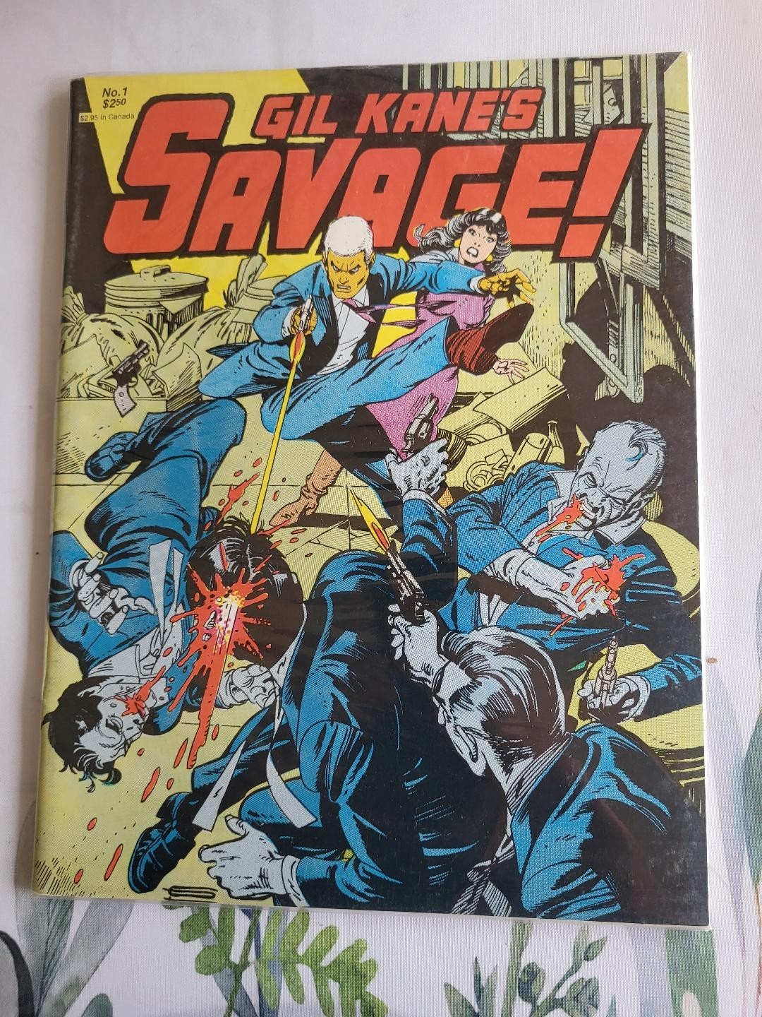 Gil Kane’s Savage #1 (Fantagraphics Books March 1982)