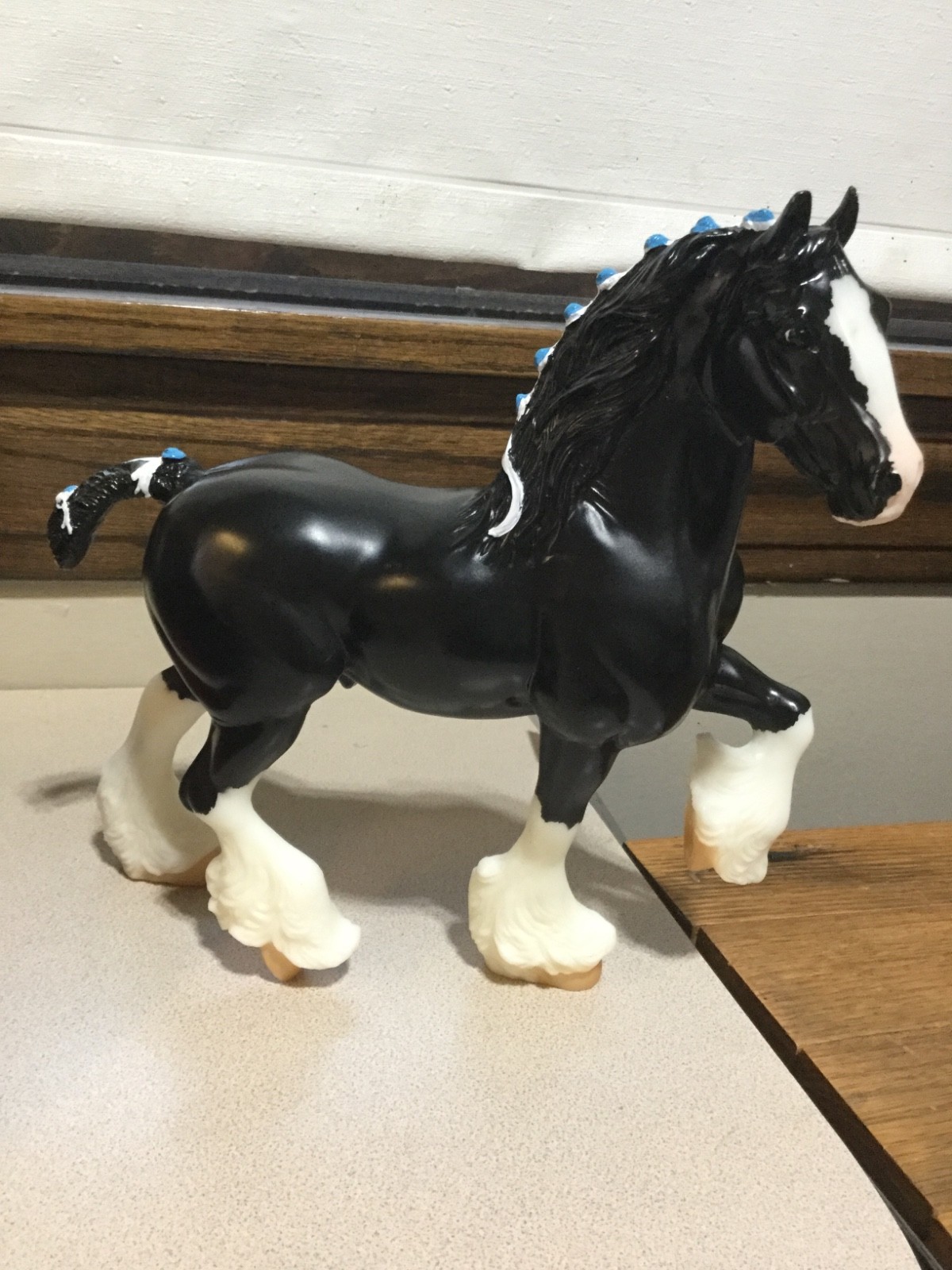 Breyer BEST OF BRITISH Classic Black Shire Draft Stallion