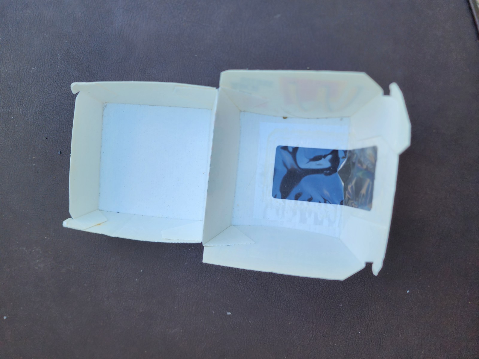 McDonald’s Arch Deluxe carton box with window 1995 original