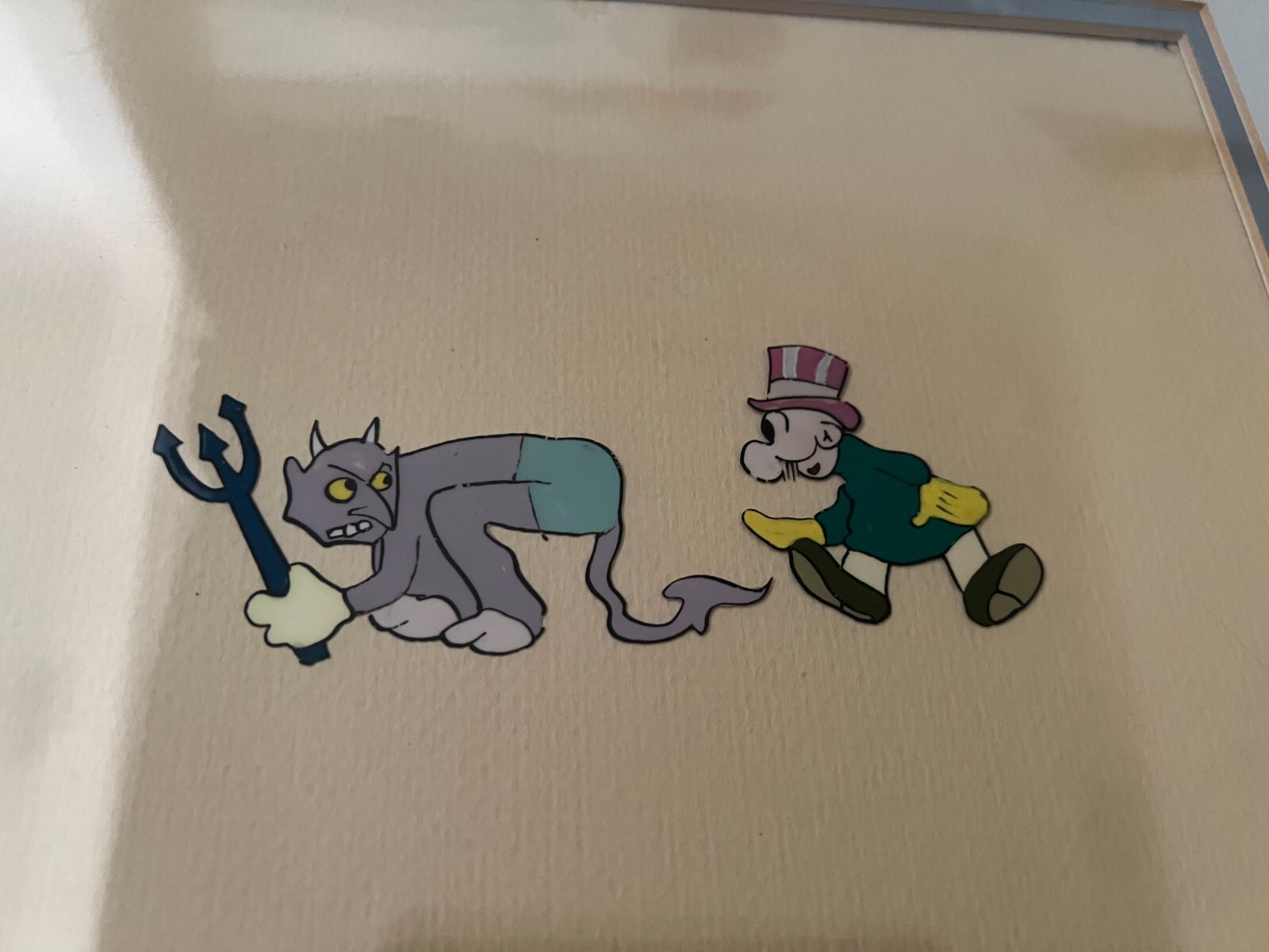 Lot of 8 Vintage Production Mutt and Jeff Animation Cels – Extremely Rare