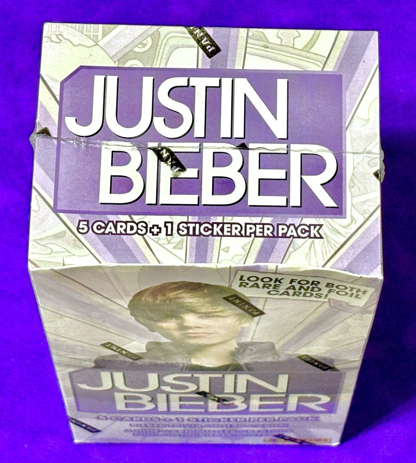 2010 Panini Justin Bieber UNOPENED BOX * 9 SEALED PACKS * Drake ROOKIE Card RC ?