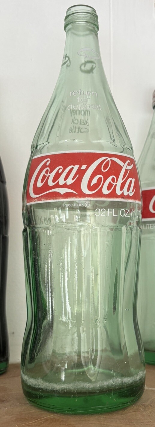 Coca-Cola Bottle 32oz Empty Money Back Bottle