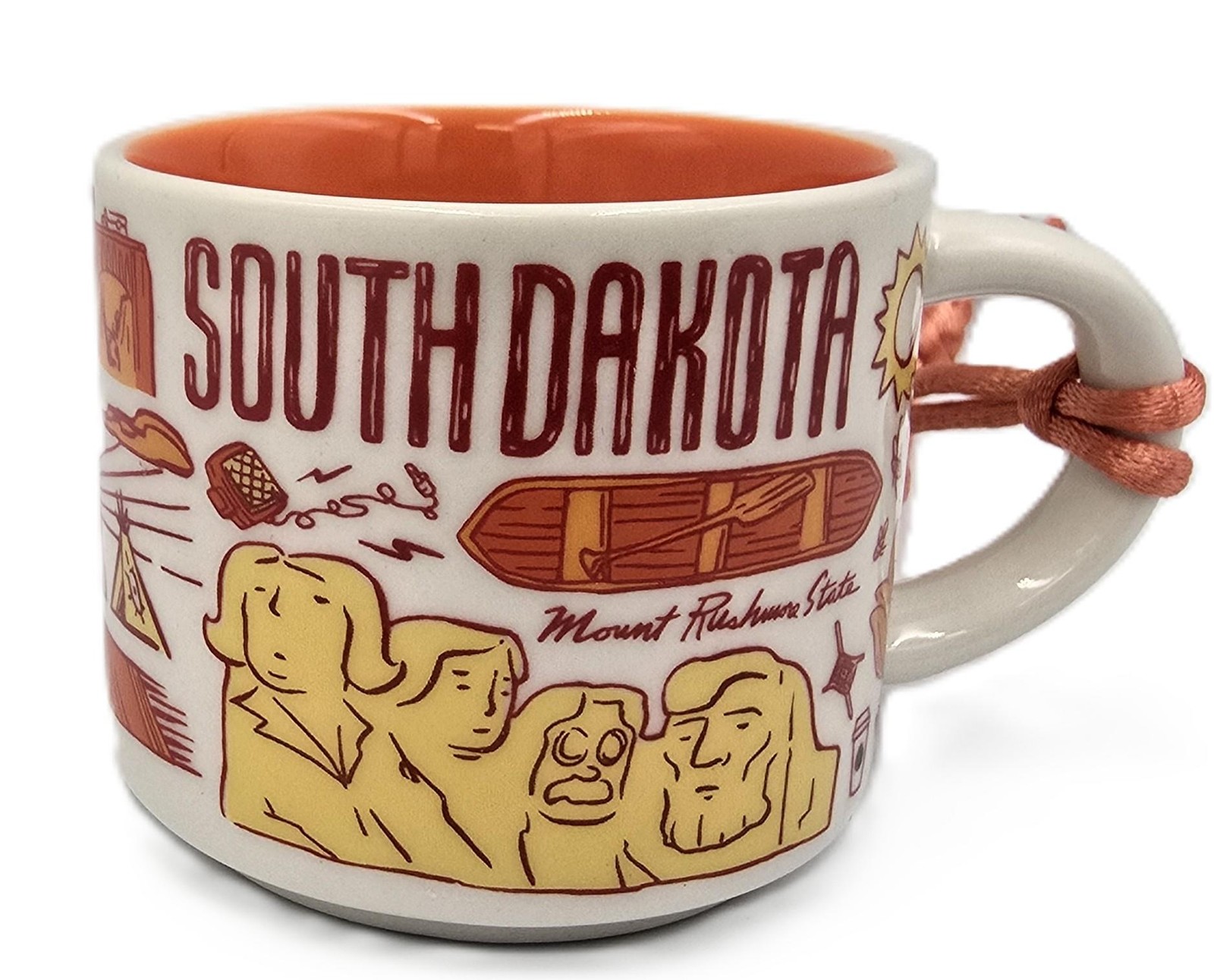 Starbucks SOUTH DAKOTA Been There Series 2 oz Mini Coffee Mug Demitasse Ornament