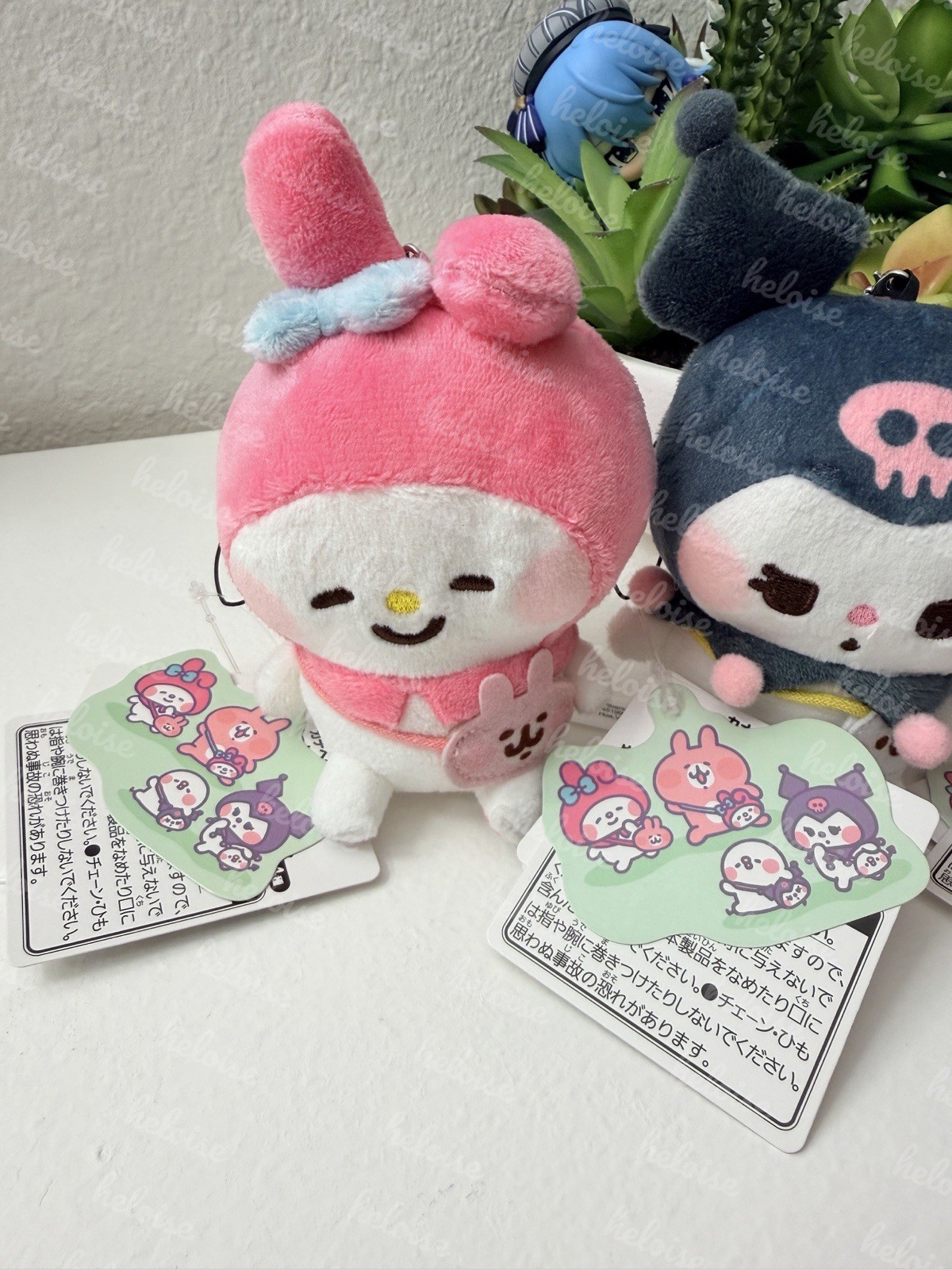 Kanahei Sanrio Round 1 plush keychain Complete set