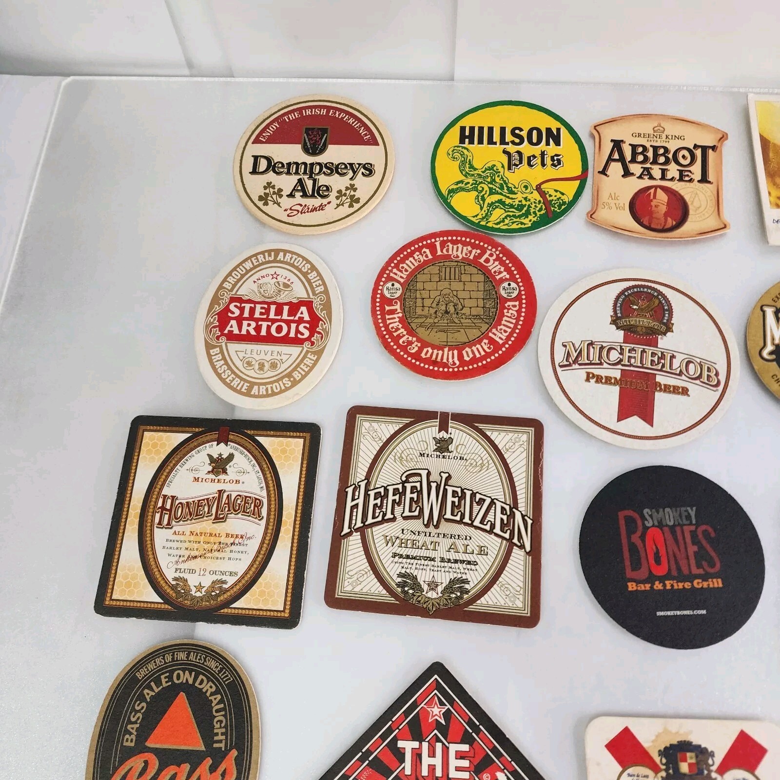 Vintage Beer Mats Coasters Rare Lot of 28 Various Places Mostly New
