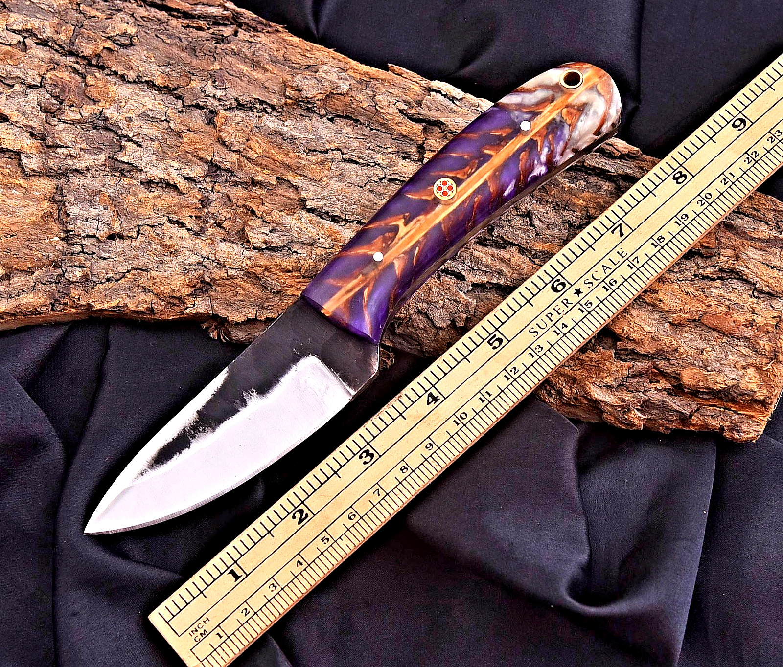 CUSTOM MADE HIGH CARBON STEEL SKINNING HUNTING KNIFE 2973