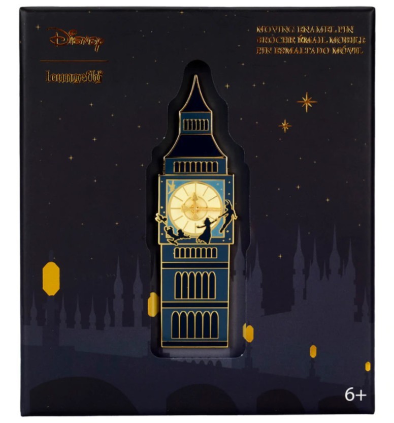 Loungefly Disney Peter Pan Clock 3 Inch Pin