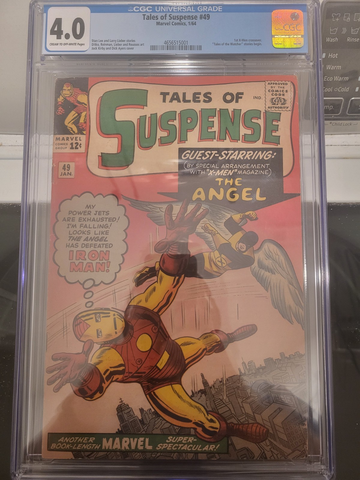 Tales of Suspense #49 CGC 4.0 Key 1st X-Men Crossover! Kirby Marvel Comic 1964