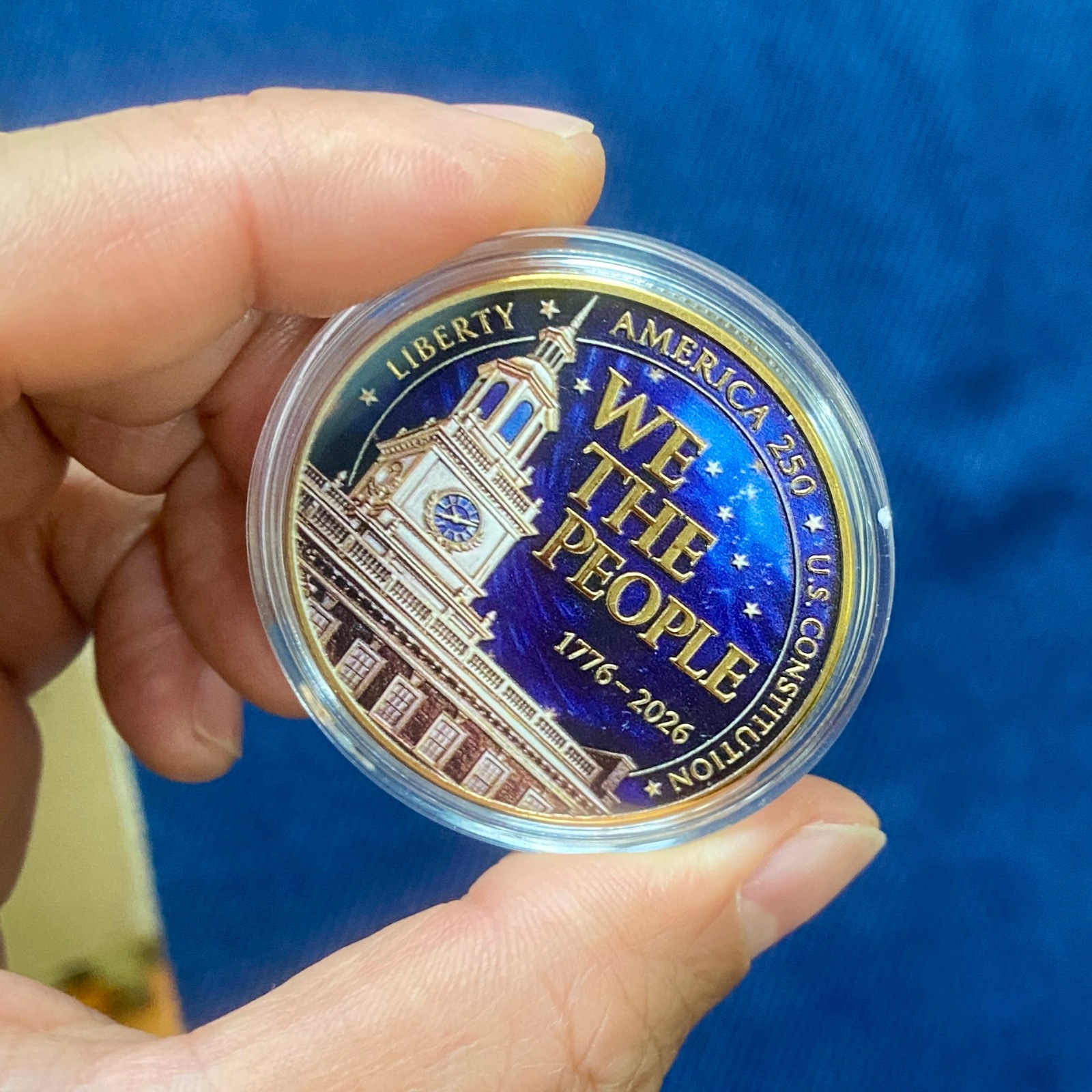 America 250 Semiquincentennial 1776-2026 Patriotic Collectible Challenge Coin