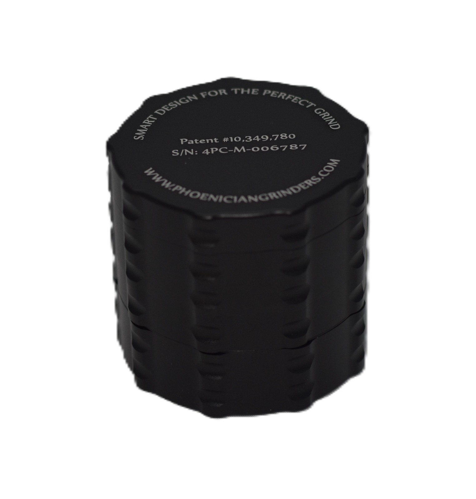 Phoenician – Medium 4 Piece Black Grinder Authentic
