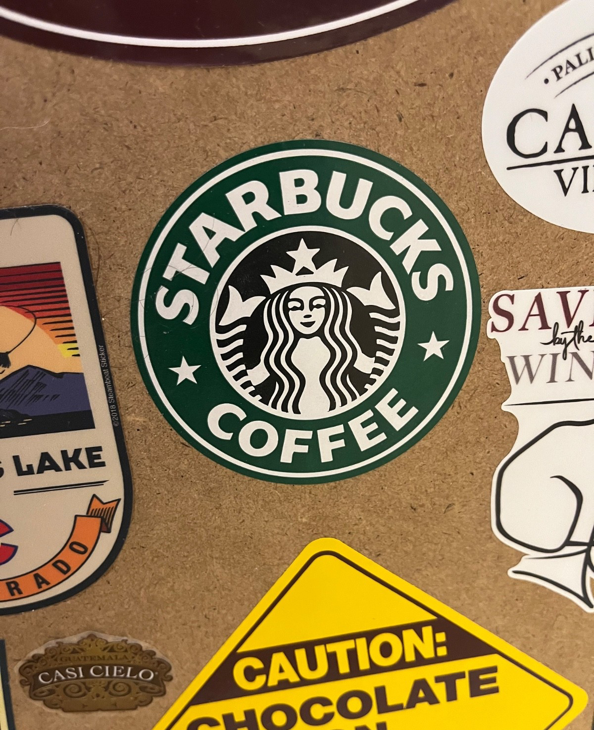 Authentic Starbucks Coffee Sticker Retired Logo – 3 inch round