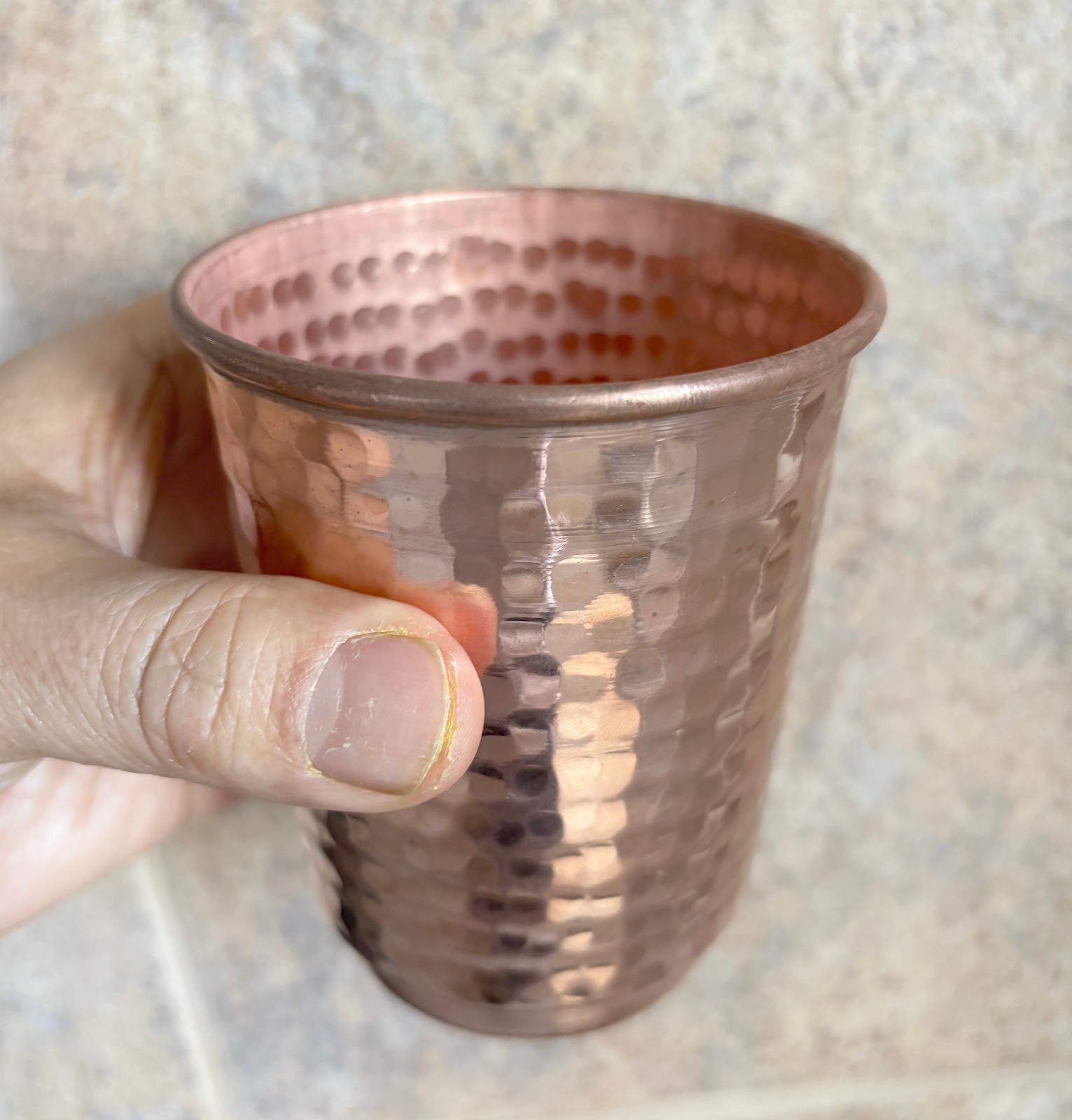 Solid Copper Cup Mug for Drinking Water Pure Copper Drinkware Fast USA Shipping