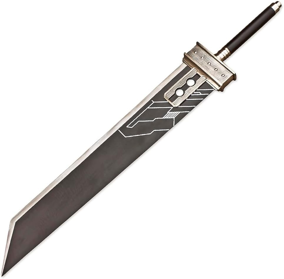 54″ Handmade Stainless Steel Cloude Strifee Buster Metal Sword
