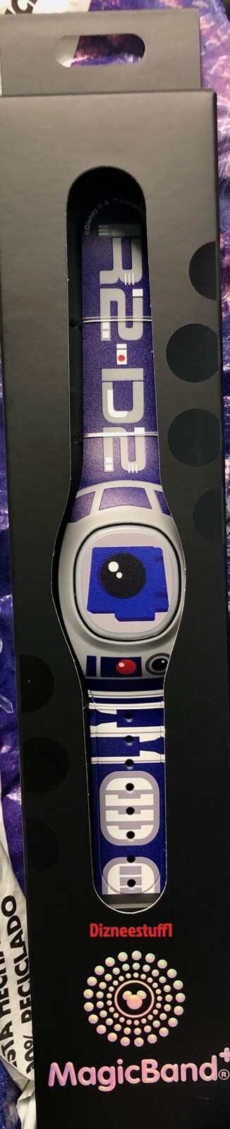 Disney 2024 Star Wars R2 D2 MagicBand Plus Unlinked Cable Included