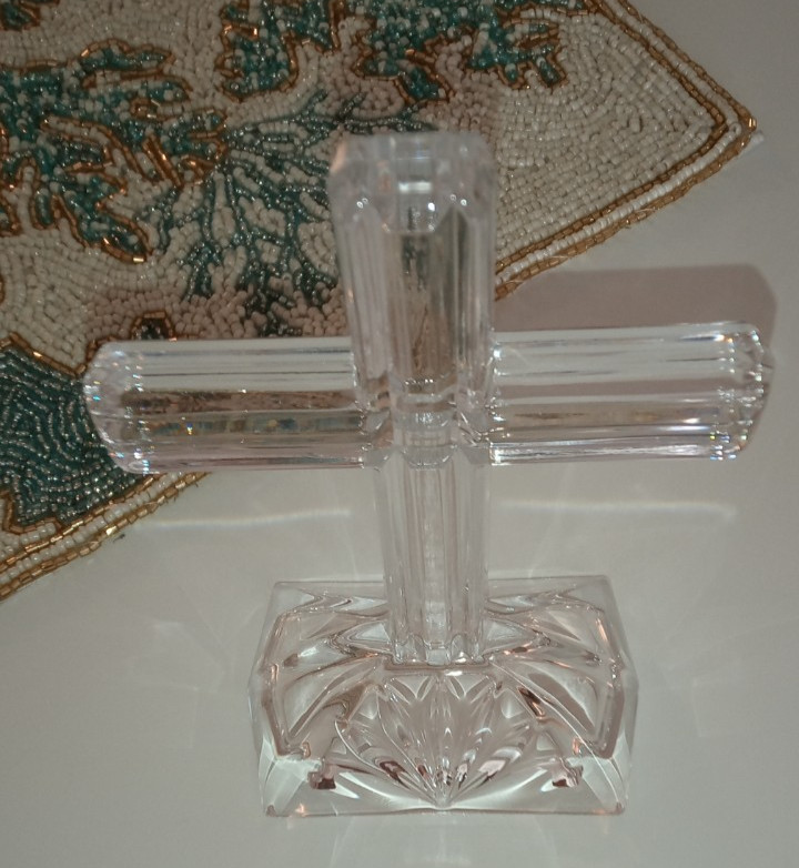 Waterford Marquis Crystal Cross Figurine 7 in