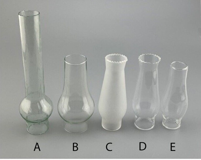 Reproduction of Antique Miniature Oil Lamp Glass Chimneys