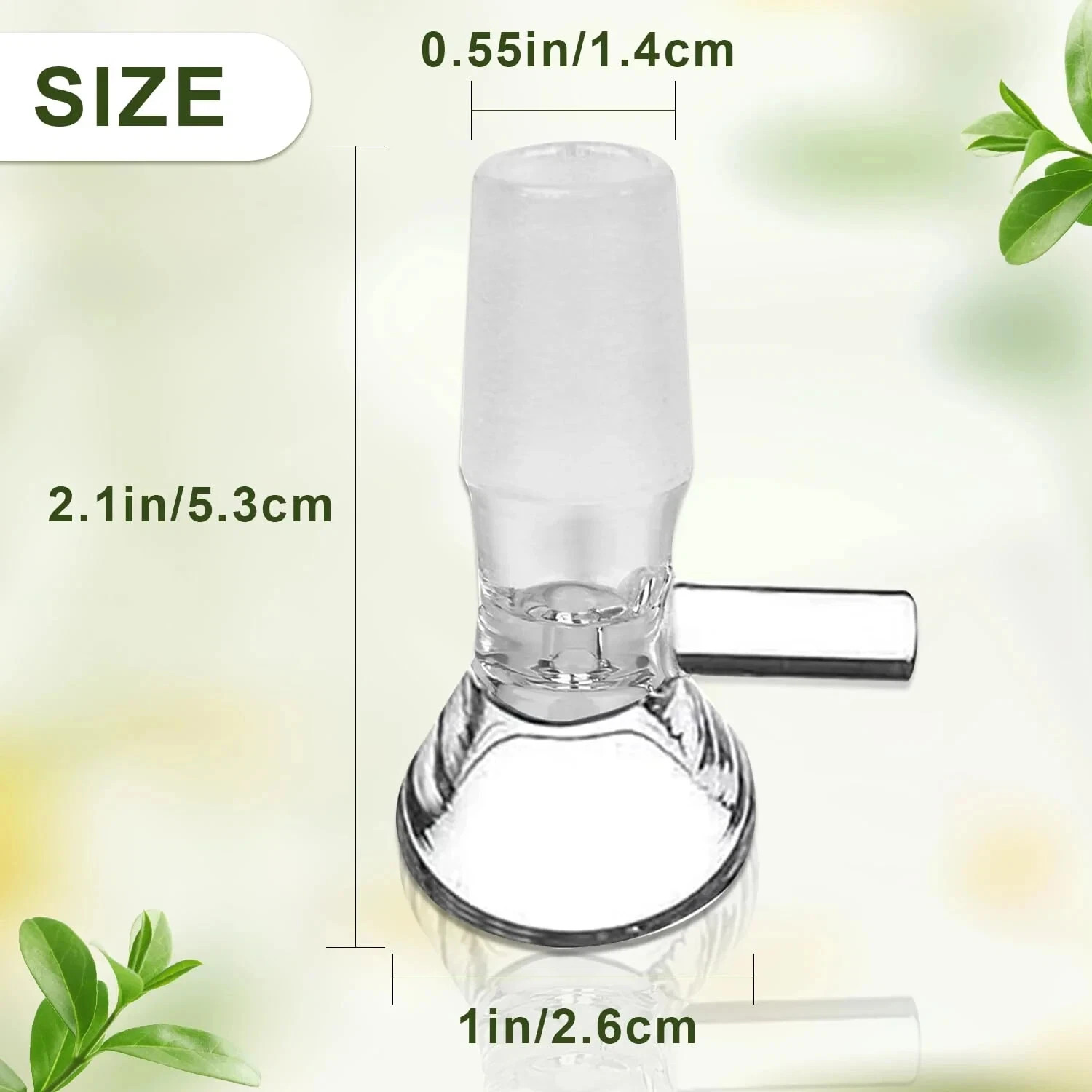 Reclaim Ash Catcher Drop Down Glass Adapter 14mm Male to 14mm Female,Made in USA