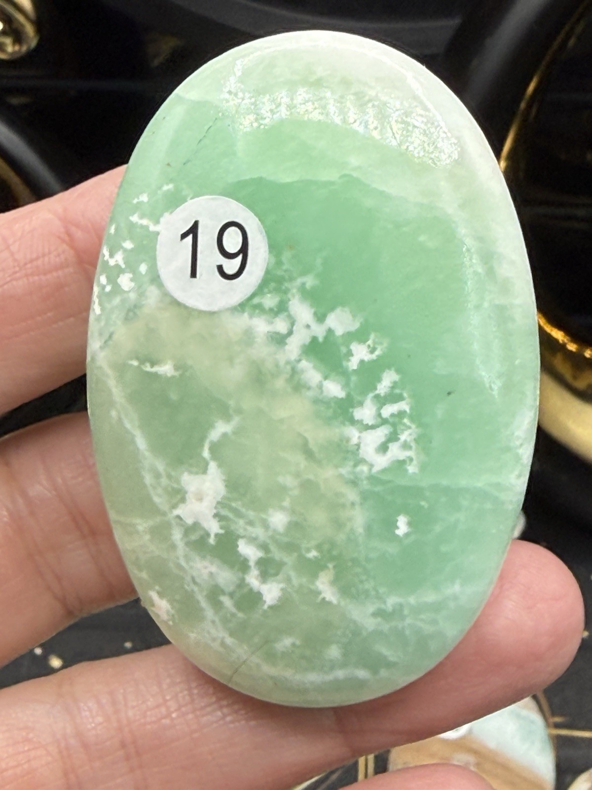 Natural Caribbean Calcite Palm Stones Free shipping