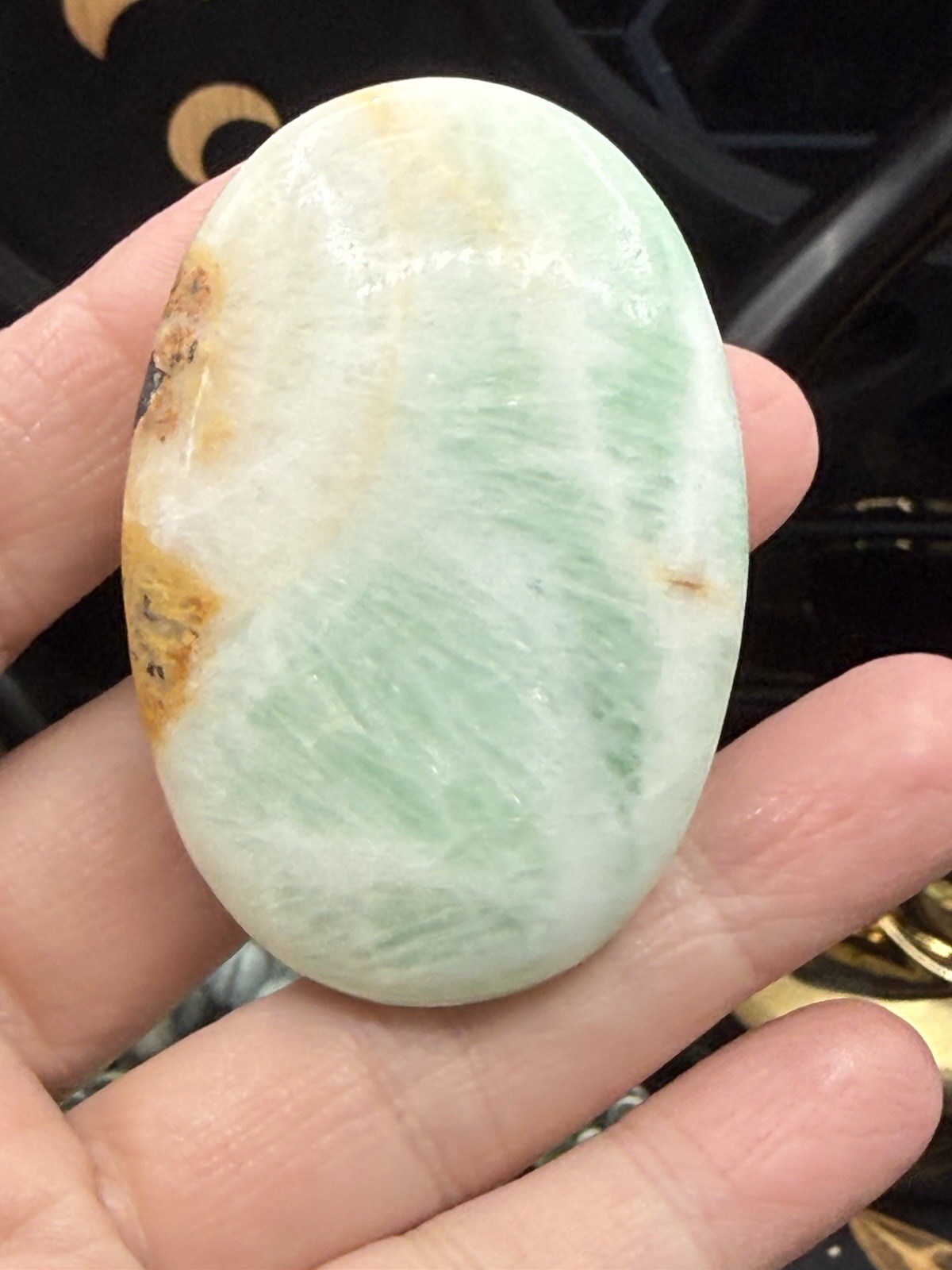 Natural Caribbean Calcite Palm Stones Free shipping