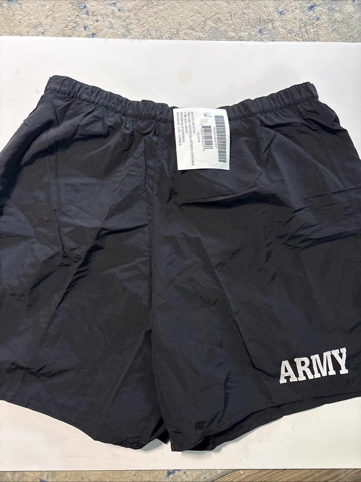 US Army Physical Fitness Uniform Training Shorts Sz. L NEW With Tags Read