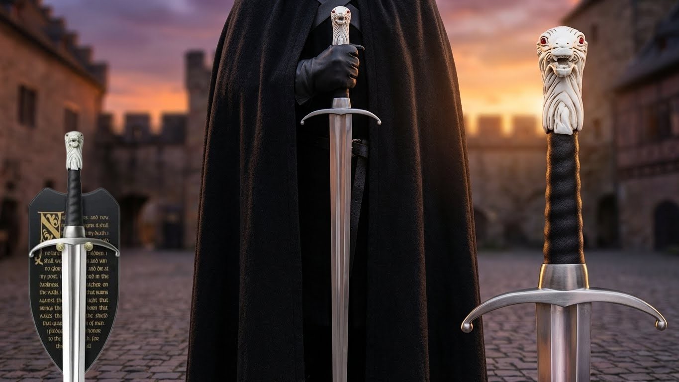 Valyrian Steel Jon Snow Longclaw Sword Replica – Game of Thrones Display Sword