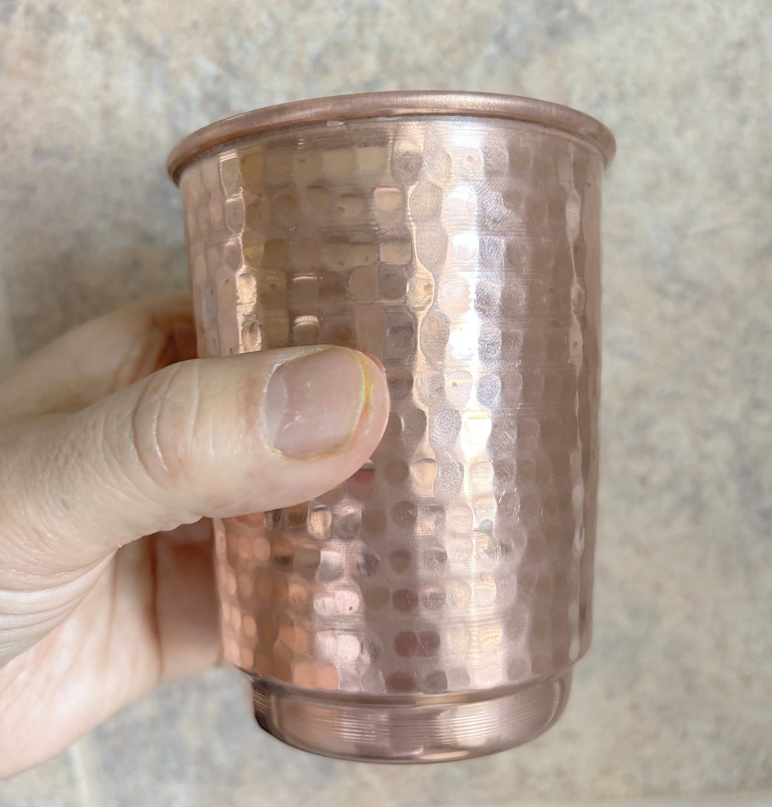 Solid Copper Cup Mug for Drinking Water Pure Copper Drinkware Fast USA Shipping