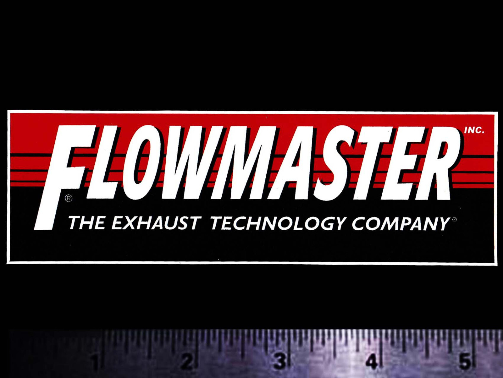 FLOWMASTER Mufflers – Original Vintage Racing Decal/Sticker – 5.25 inch size