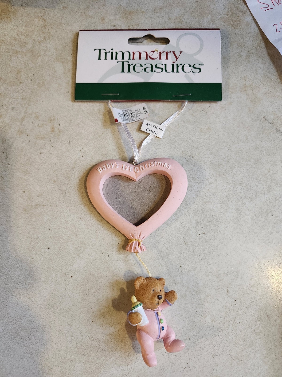 Baby’s First Christmas Ornament Photo Holder No Year Specific SHOPKO STORES 2003