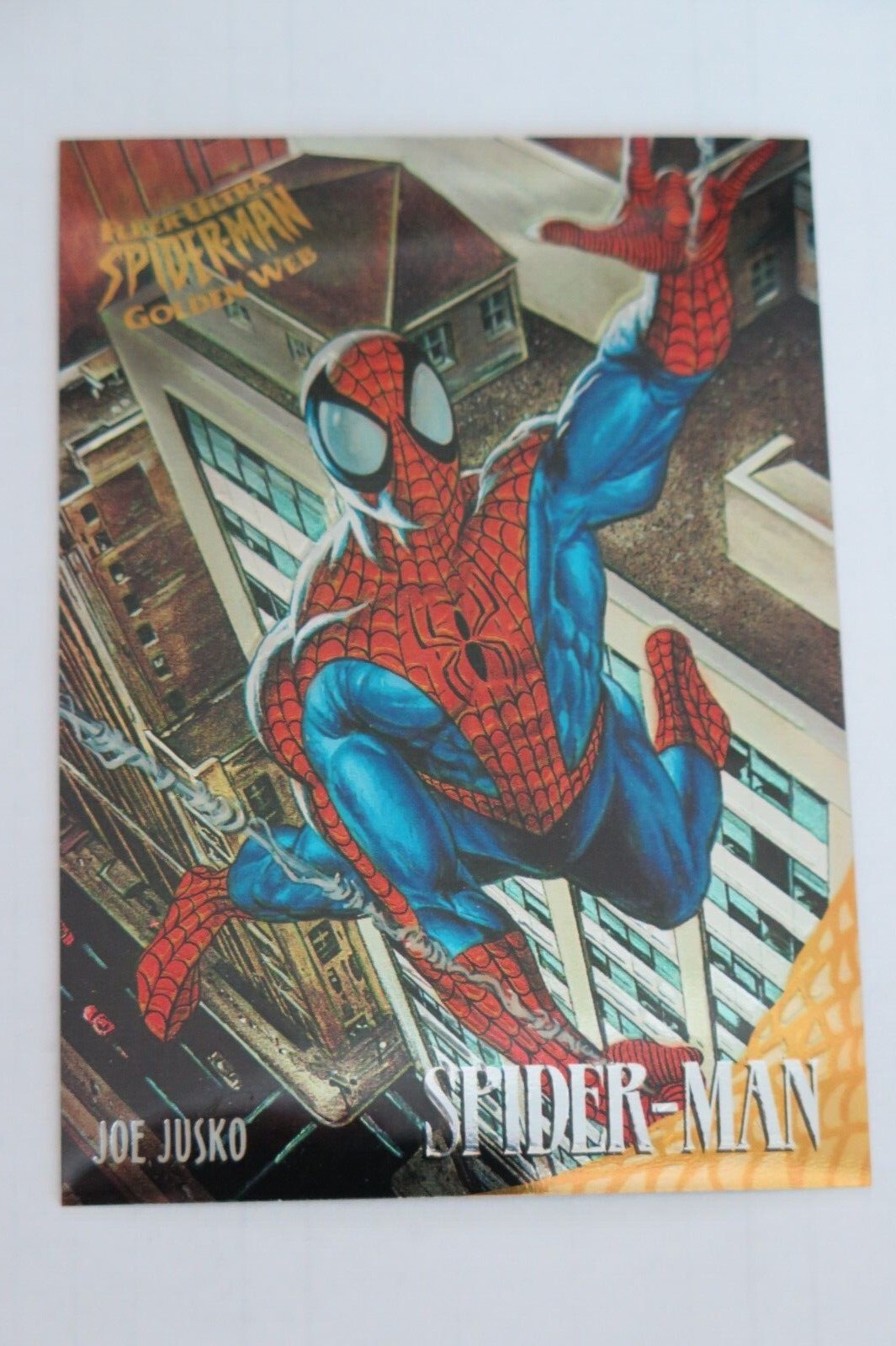 1995 FLEER ULTRA SPIDER-MAN MASTERPIECES CLEARCHROME GOLDEN WEB HOLOBLAST U PICK