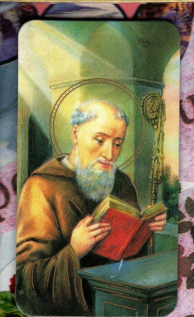Oracion a San Benito de Nursia – Spanish – Plastic Holy Card