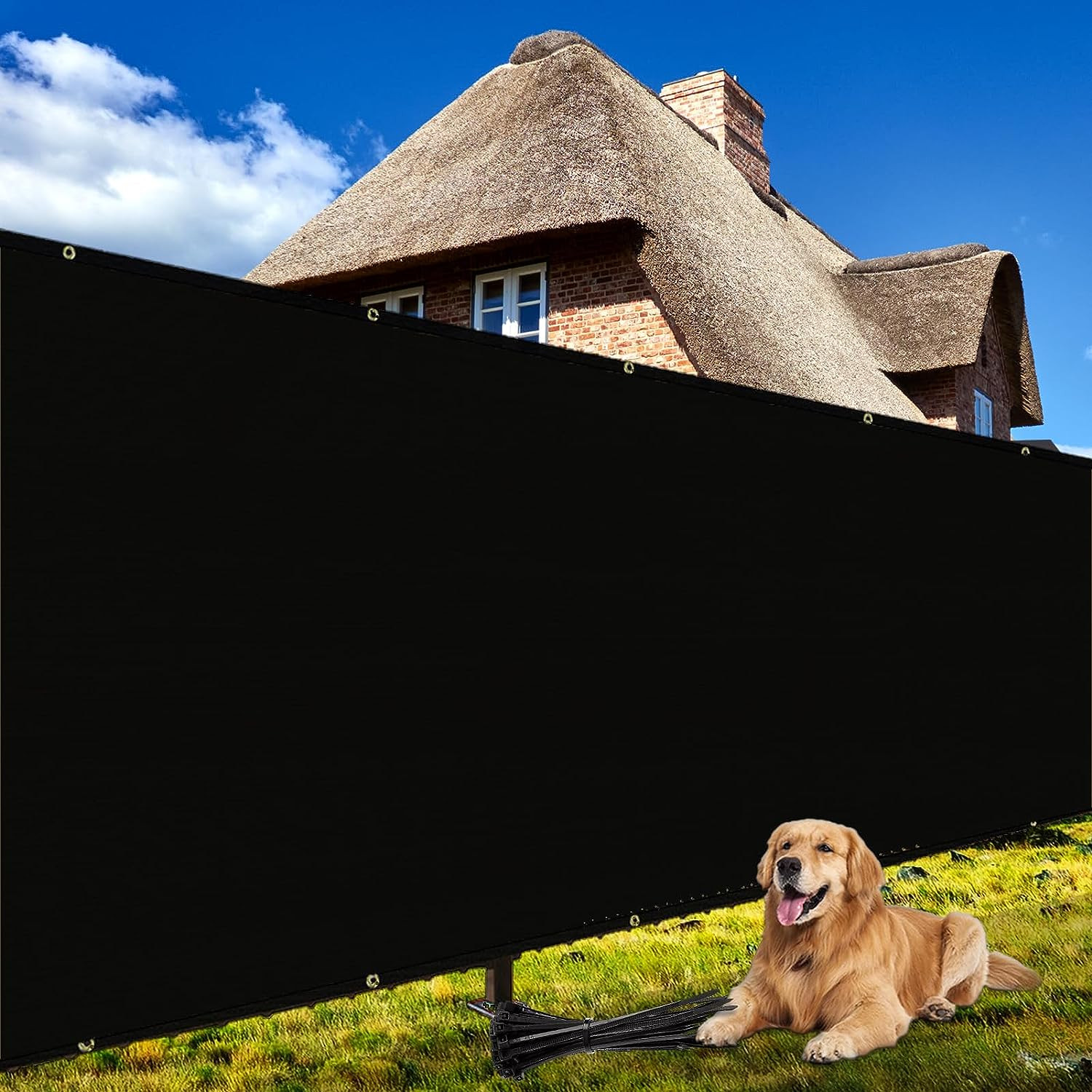 3′ X 10′ Fence Privacy Screen Heavy Duty 170 GSM Fencing Mesh Shade Net Cover fo