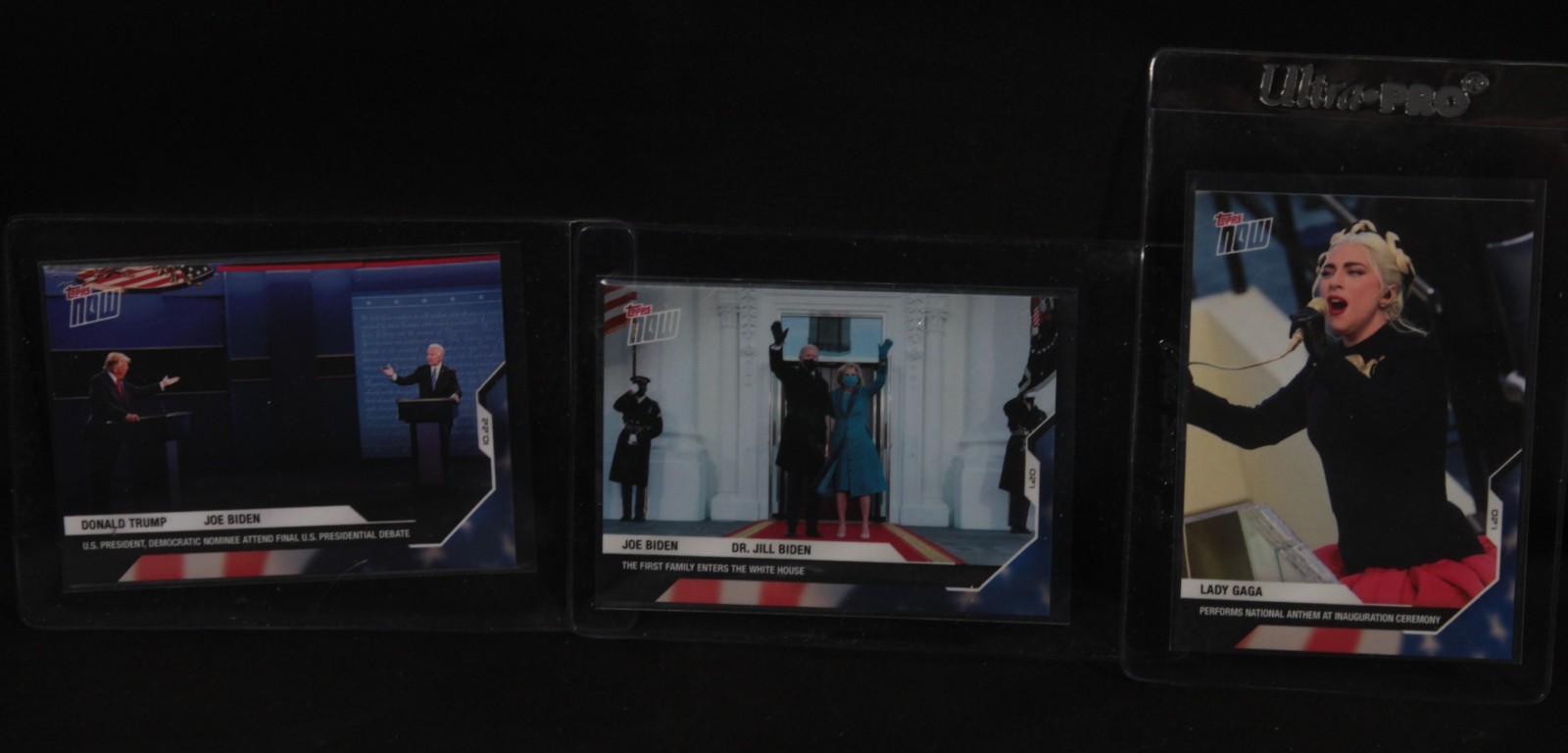Topps Now Election 2020 COMPLETE SET (21 Cards) Trump Biden Pence Harris Sanders