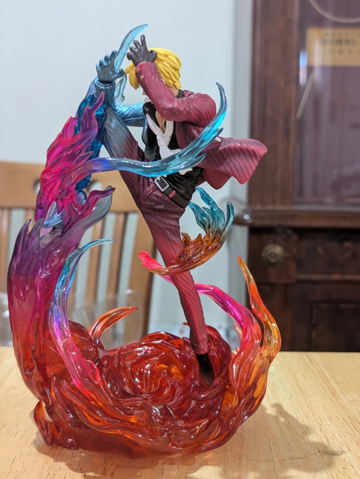 One Piece Straw Hats Black Foot Sanji Light Up 8“ Figure