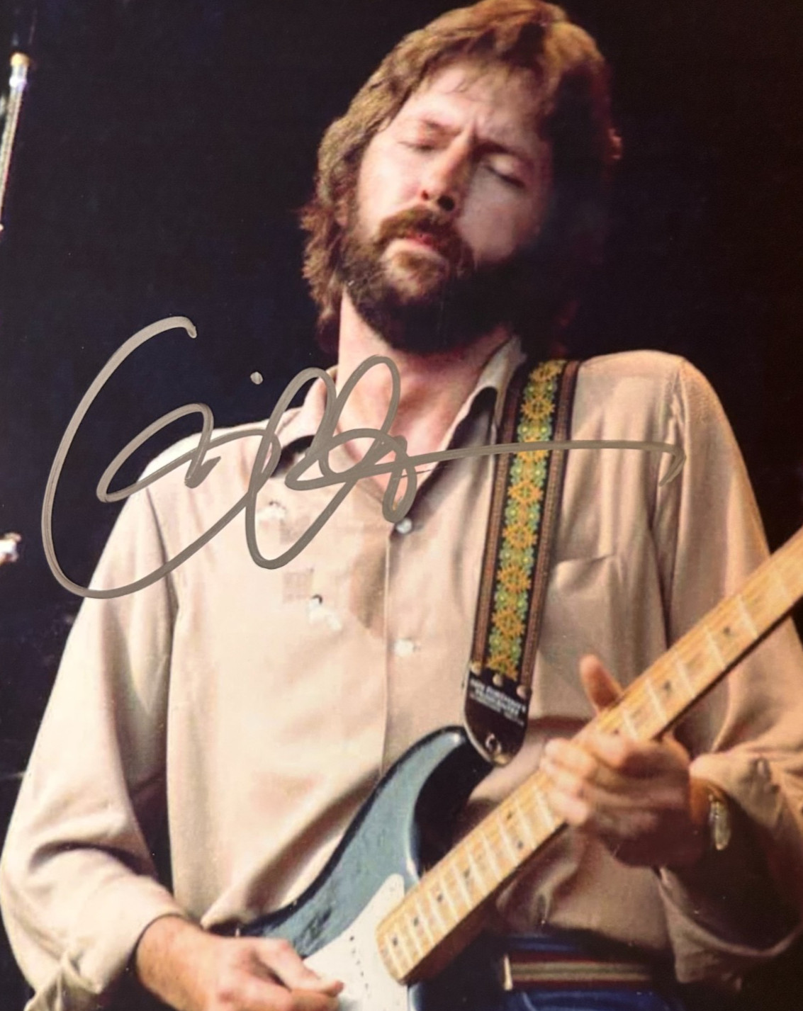 ERIC CLAPTON Hand Signed 8×10 inch Original Authentic Autograph w/COA
