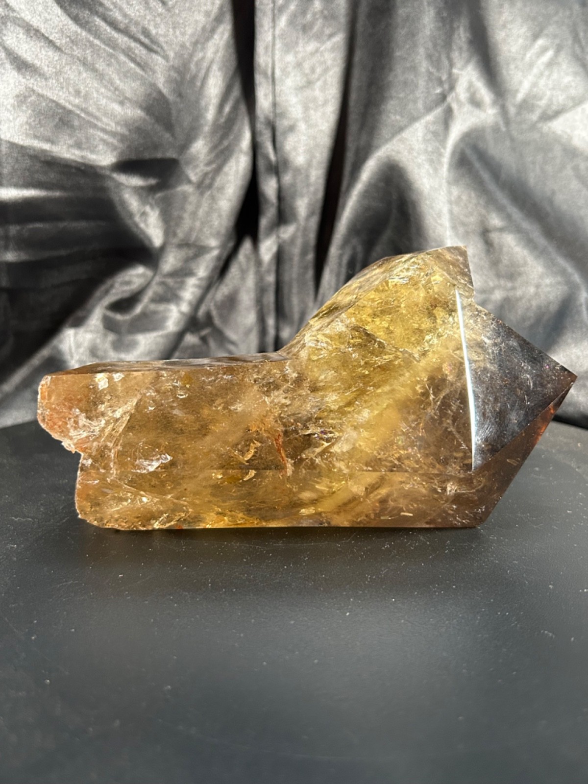 6″ Smokey Citrine Polished Double Point 1 pound 15.7 ounces