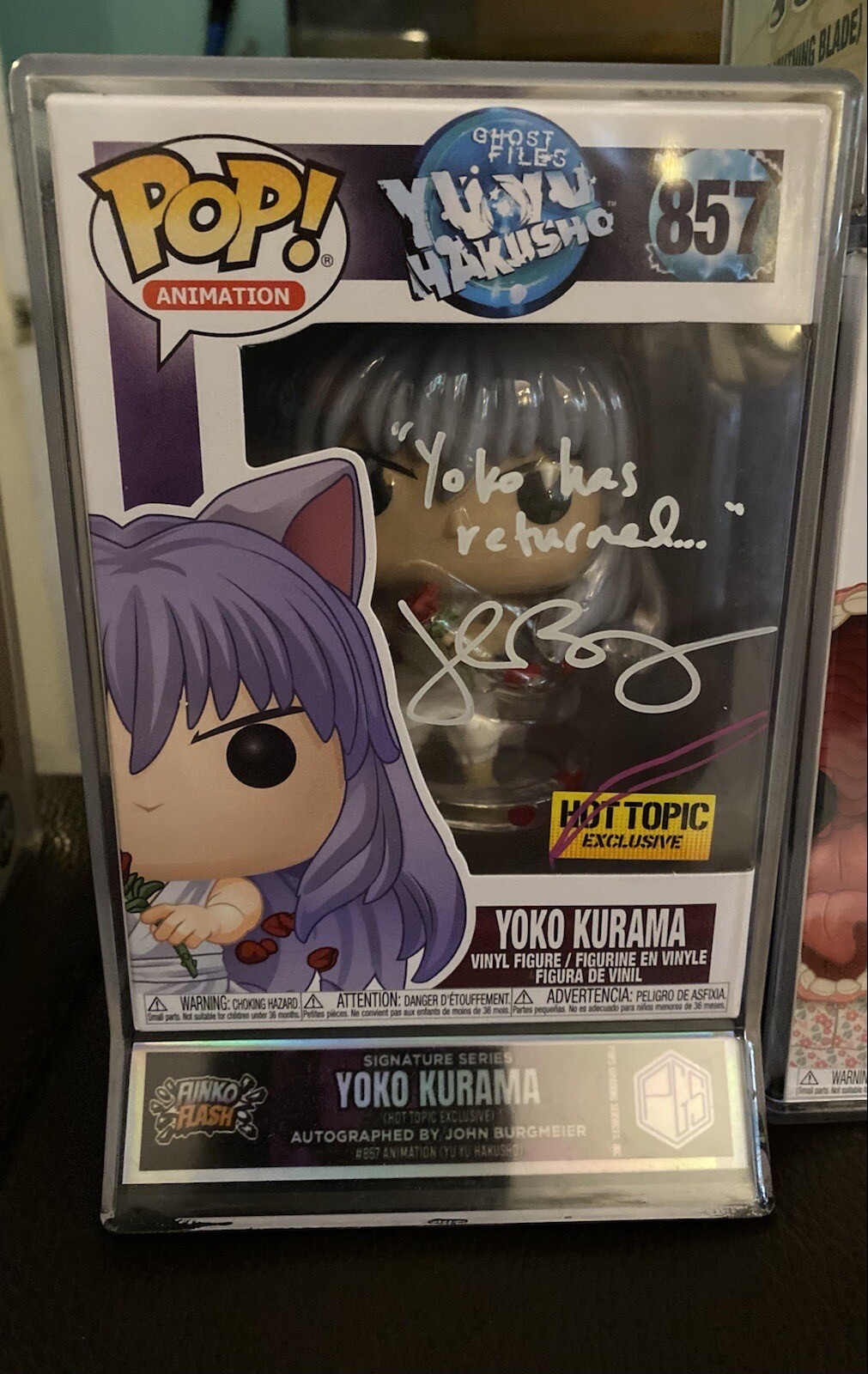 Funko Pop Mystery All Autographed Boxes With Big 7 Signature pop!!