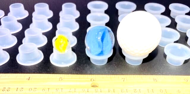 (TODAYS SPECIAL!!) ⭐ 15/PK MARBLE HOLDERS ⭐ MARBLES DISPLAY HOLDER STAND STANDS