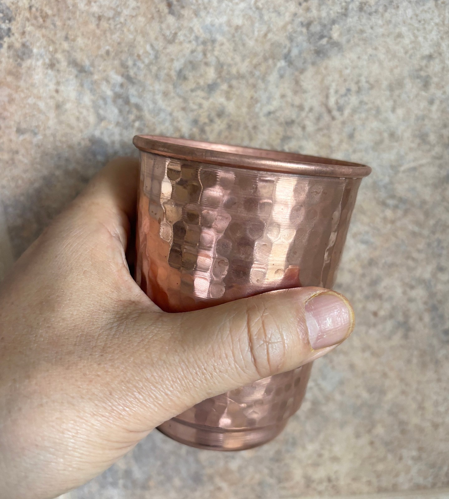 Solid Copper Cup Mug for Drinking Water Pure Copper Drinkware Fast USA Shipping