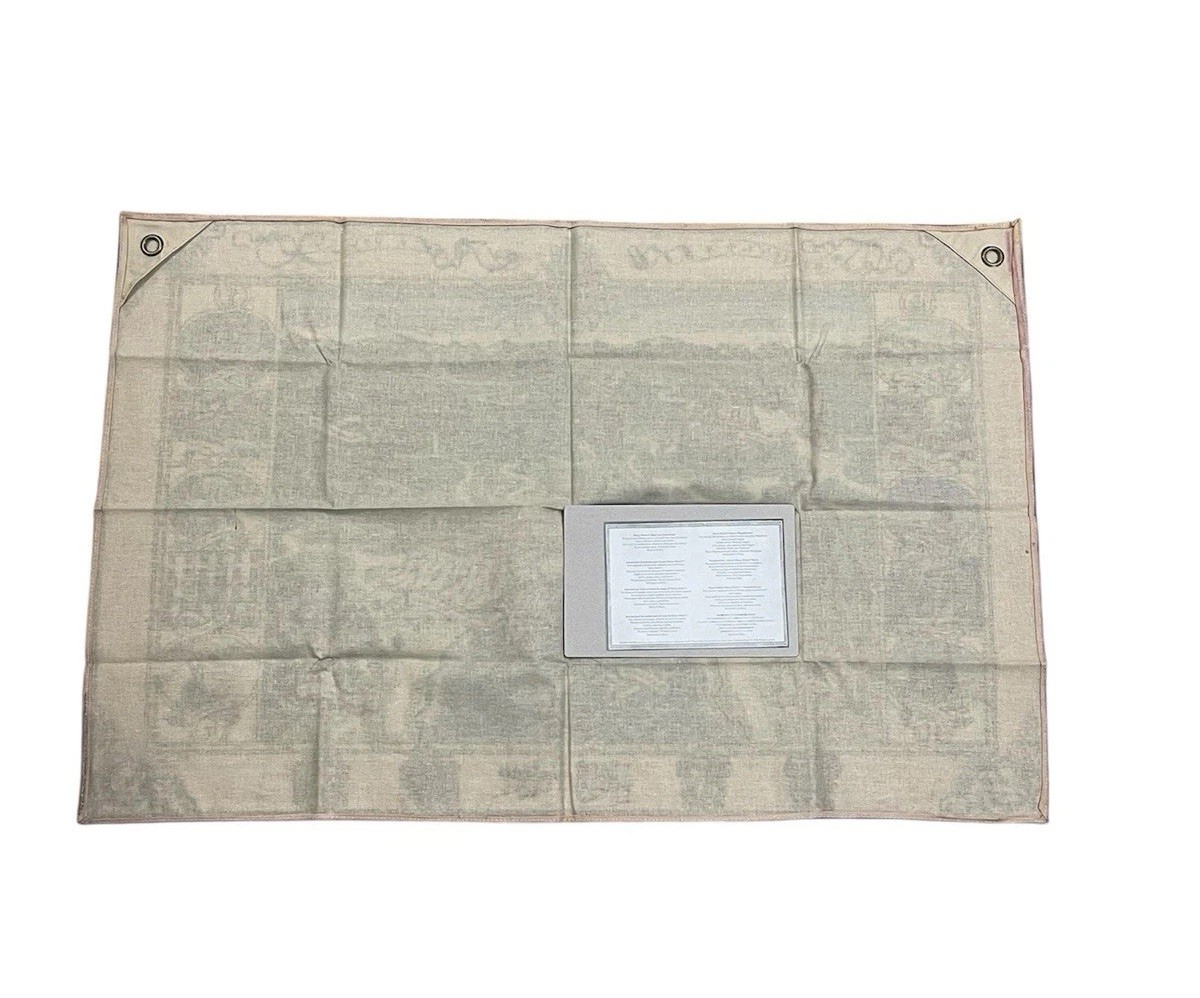 Harry Potter Canvas Wall Map, Hogwarts Map 36″ X 24″ With Hanging Loops 2012