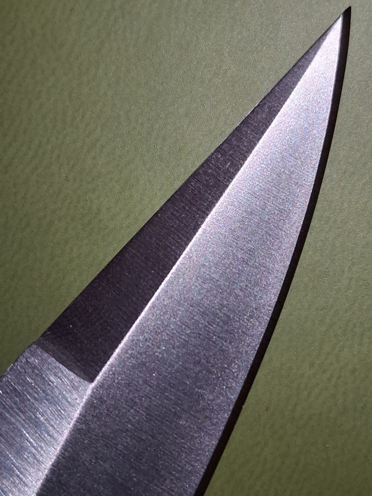 spyderco police stainless Steel Vg-10 Plain Edge Folding Knife