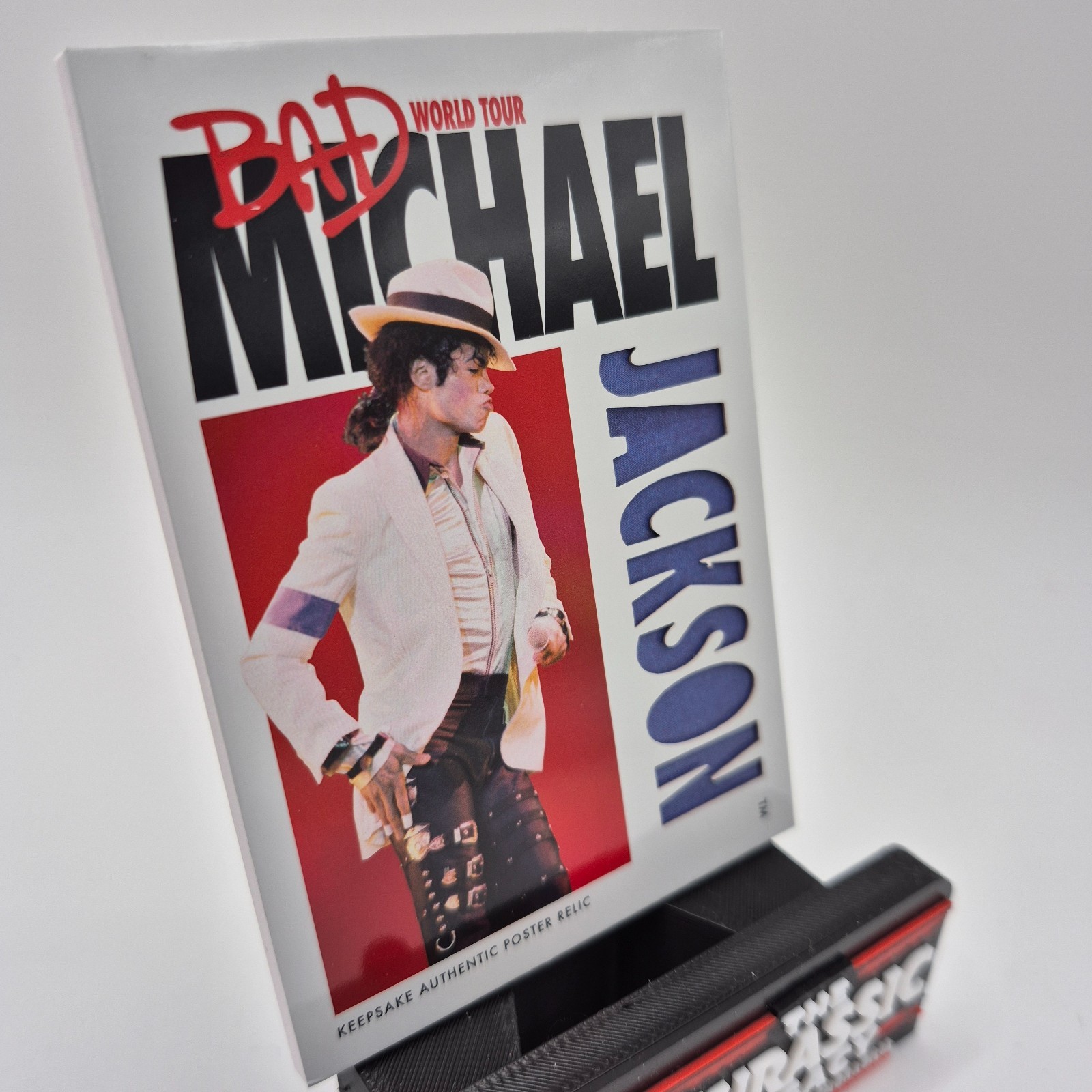 Hee Hee! 2025 Keepsake Premiere MJ Bad Tour Red #278 Relic /87