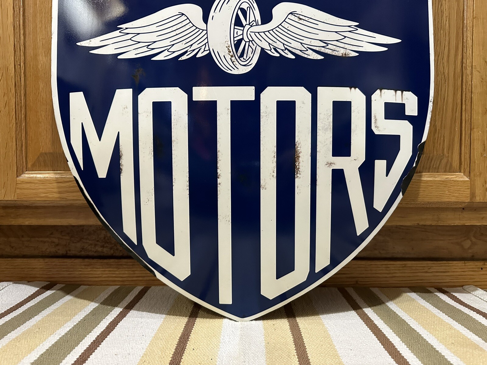 Ford Motors Sign Shop Garage Gas Oil Parts Car Truck Vintage Style Wall Decor 1
