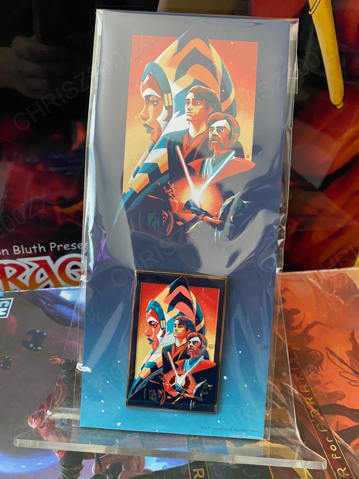 Star Wars Victory and Defeat Danny Haas Enamel Pin + COA from Poster Print