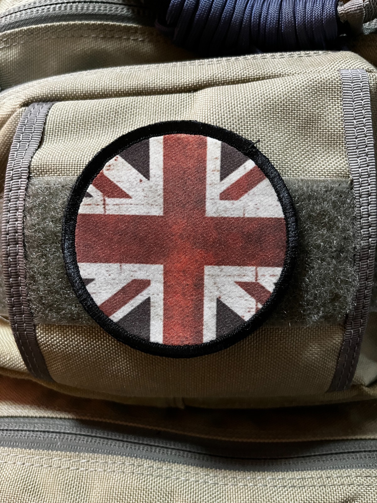 3″ United Kingdom Union Jack Morale Patch Tactical Military Flag USA Badge
