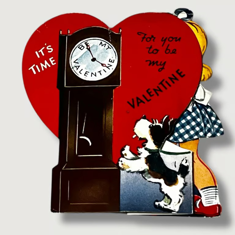 A-Meri-Card It’s Time For You To Be My Valentine Vintage E567